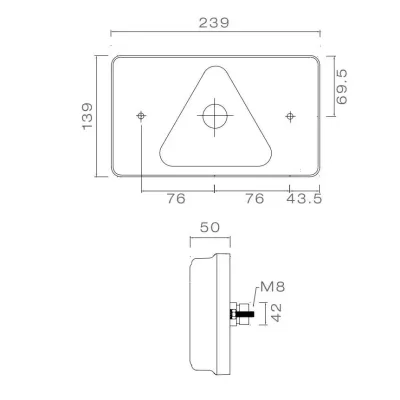 Lampă spate stânga ASPÖCK MULTILED - imagine 2