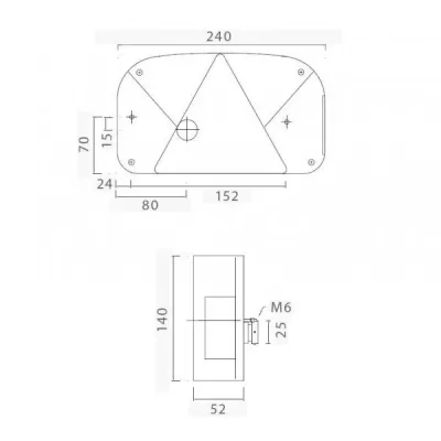 Lampă spate dreapta ASPÖCK Multipoint II - imagine 2