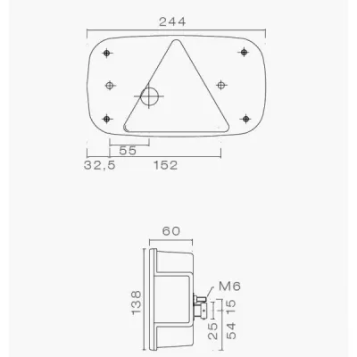 Lampă spate dreapta ASPÖCK Multipoint III - imagine 2