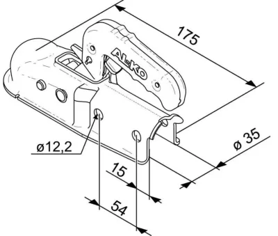 Cupla AL-KO AK 7-A 750 KG - imagine 2