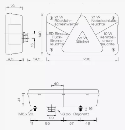 Lampa ASPÖCK Multipoint V LED stânga - imagine 2