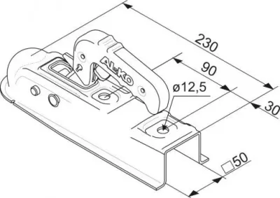 Cupla AL-KO AK 7-D, 750 KG - imagine 2