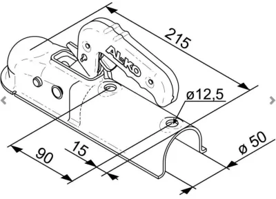 Cupla AL-KO AK 7-F, 750 KG - imagine 2