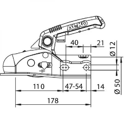 Cupla AL-KO AK 161, 1600 KG - imagine 3