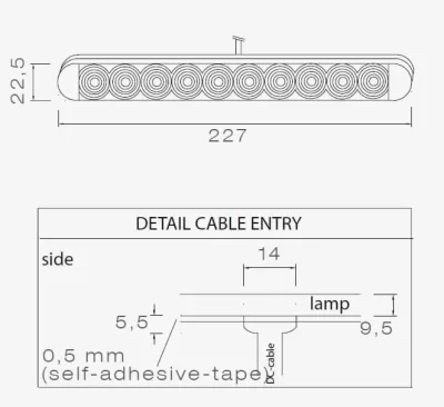 Lampa ASPÖCK LED, frana - imagine 2