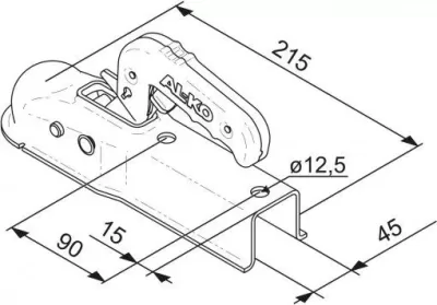 Cupla AL-KO AK 7-G, 750 kg - imagine 3