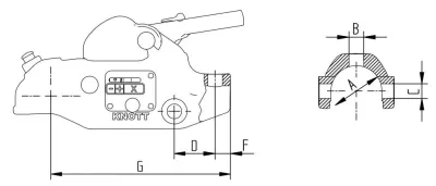 Cupla KNOTT AV30-A, 3000 kg - imagine 3