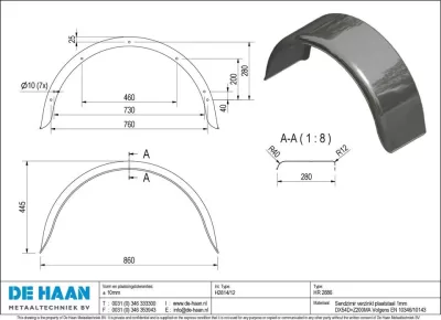 Aripa DE HAAN HR 2886 - imagine 3