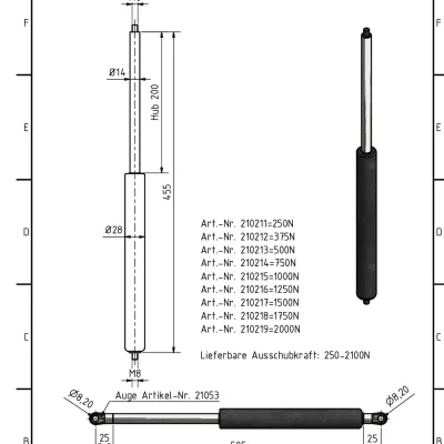 Amortizor Al-ko/Knott 14/28, 1500 N