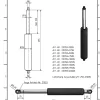 Amortizor Al-ko/Knott 14/28, 2000 N, 255 mm