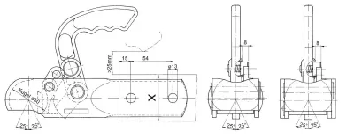 Cupla ROCKINGER KK 92 F, 1600 kg, Ø 13 mm - imagine 2