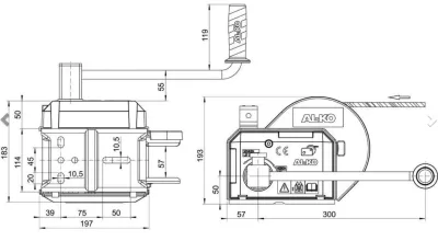 Troliu Al-ko 901 A Plus, 900 kg - imagine 3