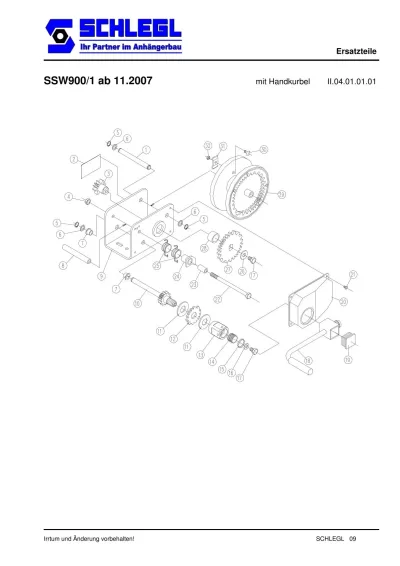 Troliu SCHLEGL SSW900/1, 900 kg - imagine 3