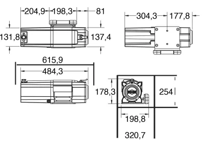 Troliu SUPERWINCH S 5500 SR, 2494,8 kg, 12V - imagine 7